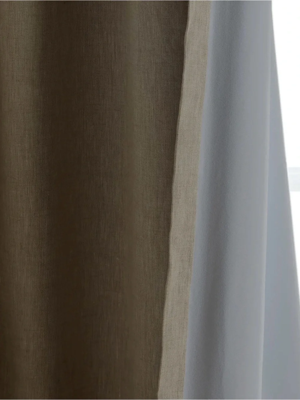 NWOT 96x96 Flax Linen Blackout Drapery Panels - Retail $308